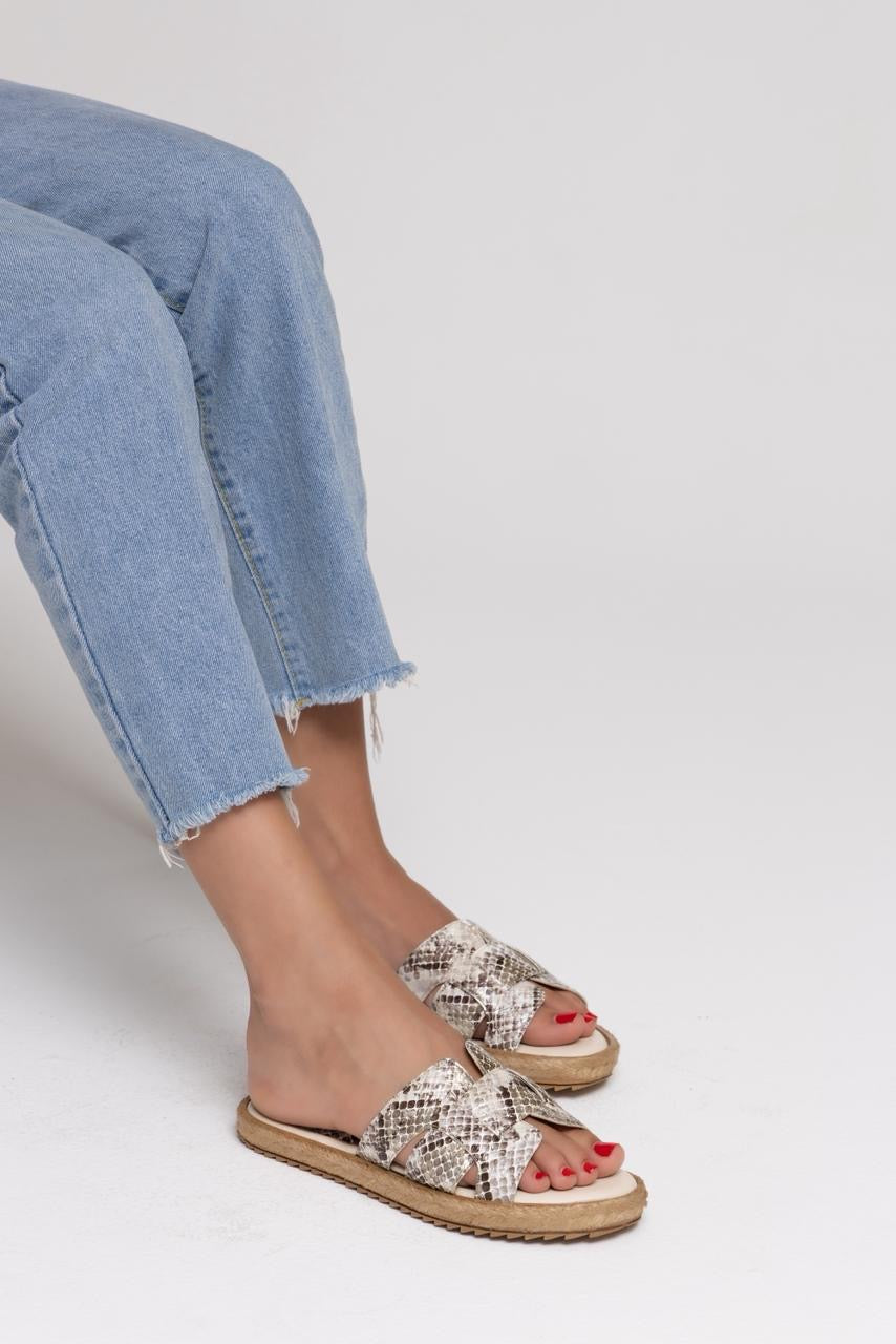Snake Flats 998 - Beige