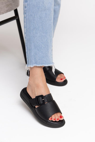 Platform Flats 014 - Black