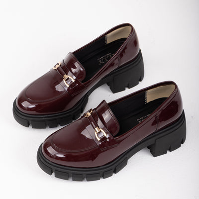 Leather Loafer 040 - Burgundy