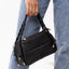 Braided Handle Quilted Handbag