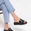 Double Strap Flats 567 - Black