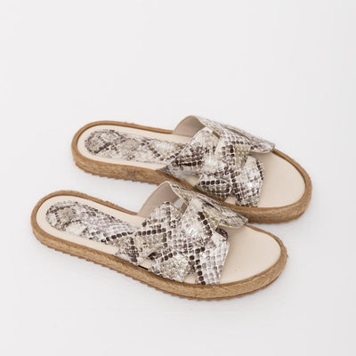Snake Flats 998 - Beige